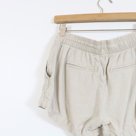 *Old Navy Beige Linen Blend Shorts - Picture 5 of 5